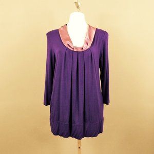 Simply Chloe Dao Women Shirt Purple M